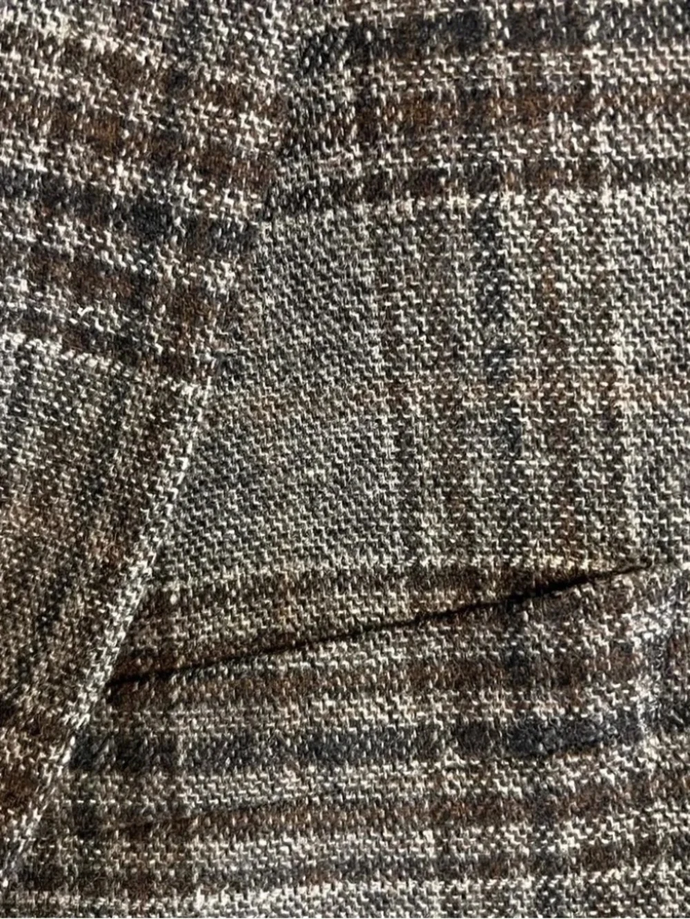 BANANA REPUBLIC Men’s 100% Wool Plaid Blazer | Heritage Gray Check